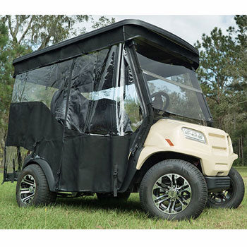 RedDot Chameleon 4-Passenger Track Style Black Enclosure for EZGO TXT / T48