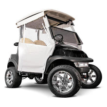Load image into Gallery viewer, RedDot Club Car Precedent White 2-Passenger Track Enclosure | Full Back with Hooks | 2004-Up
