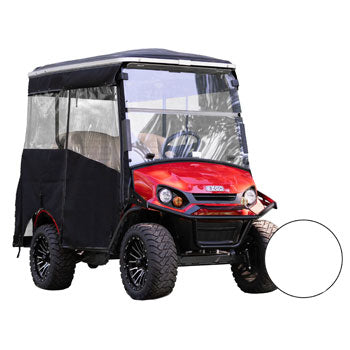 RedDot EZGO Express S4 Elite White 3-Sided Track Style Enclosure