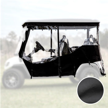 RedDot Evolution Forester 6 Plus Black 6-Passenger 3-Sided Track Style Enclosure & Valance