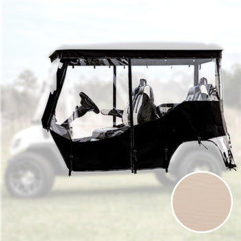 RedDot Evolution Classic Linen 4-Passenger 3-Sided Track Style Enclosure & Valance