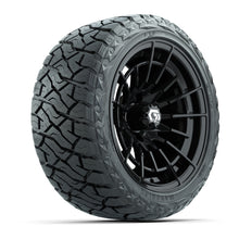 Load image into Gallery viewer, GTW 14″ Boost Gloss Black Wheels &amp; 23x10.00-R14 Maverick Tires – Set of 4