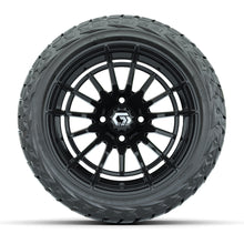 Load image into Gallery viewer, GTW 14″ Boost Gloss Black Wheels &amp; 23x10.00-R14 Maverick Tires – Set of 4 — additional view