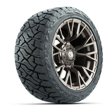 Load image into Gallery viewer, GTW 14″ Vandal Satin Bronze/Machined Wheels &amp; 23x10.00-R14 Maverick Tires – Set of 4
