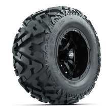 Load image into Gallery viewer, GTW 10″ Storm Trooper Black Wheels &amp; 20x10-10 Barrage Tires – Set of 4