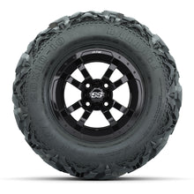 Load image into Gallery viewer, GTW 10″ Storm Trooper Black Wheels &amp; 20x10-10 Barrage Tires – Set of 4 — additional view