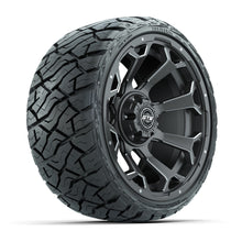 Load image into Gallery viewer, GTW 14″ Raven Matte Gray/Ball Milled Wheels &amp; 205/35-R14 Maverick Tires – Set of 4