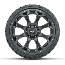 Load image into Gallery viewer, GTW 14″ Raven Matte Gray/Ball Milled Wheels &amp; 205/35-R14 Maverick Tires – Set of 4 — additional view