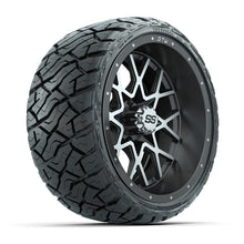 Load image into Gallery viewer, GTW 14″ Vortex Matte Gray/Machined Wheels &amp; 205/35-R14 Maverick Tires – Set of 4