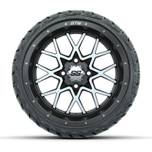 Load image into Gallery viewer, GTW 14″ Vortex Matte Gray/Machined Wheels &amp; 205/35-R14 Maverick Tires – Set of 4 — additional view