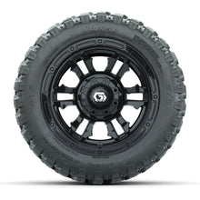 Load image into Gallery viewer, GTW 12″ Shogun Gloss Black Wheels &amp; 22x11-R12 Nomad Tires – Set of 4 — additional view