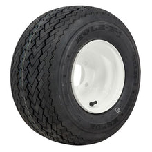 Load image into Gallery viewer, GTW 8″ Steel White Wheels &amp; 18x8.5-8 Hole-N-1 Tires – Set of 4