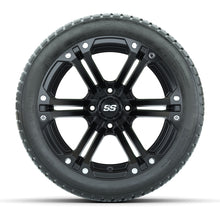 Load image into Gallery viewer, GTW 14″ Specter Matte Black Wheels &amp; 205/30-14 Fusion Tires – Set of 4 — additional view