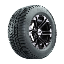 Load image into Gallery viewer, GTW 10″ Specter Black/Machined Wheels &amp; 205/50-10 Fusion Tires – Set of 4