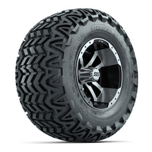 Load image into Gallery viewer, GTW 10″ Storm Trooper Machined/Black Wheels &amp; 20″ Predator Tires – Set of 4