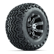 Load image into Gallery viewer, GTW 10″ Tempest Machined/Black Wheels &amp; 20″ Predator Tires – Set of 4