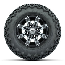 Load image into Gallery viewer, GTW 10″ Tempest Machined/Black Wheels &amp; 20″ Predator Tires – Set of 4 — additional view