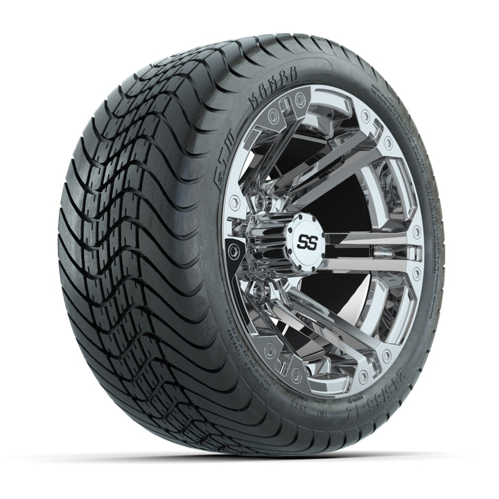 GTW 12″ Specter Chrome Wheels & 215/35-12 Mamba Tires – Set of 4
