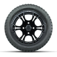 Load image into Gallery viewer, GTW 12″ Spyder Matte Black Wheels &amp; 215/35-12 Mamba Tires – Set of 4 — additional view
