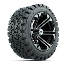 Load image into Gallery viewer, GTW 14″ Specter Black/Machined Wheels &amp; 22" Timberwolf Tires – Set of 4