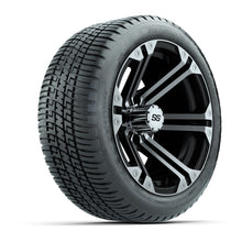 Load image into Gallery viewer, GTW 14″ Specter Machined/Black Wheels &amp; 205/30-14 Fusion Tires – Set of 4