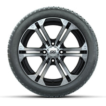 Load image into Gallery viewer, GTW 14″ Specter Machined/Black Wheels &amp; 205/30-14 Fusion Tires – Set of 4 — additional view