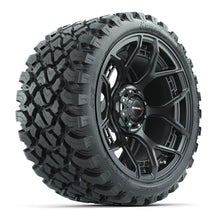 Load image into Gallery viewer, MadJax 15″ Evolution Flow Form Matte Black Wheels &amp; 23x10-R15 Nomad Tires – Set of 4