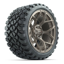 Load image into Gallery viewer, MadJax 15″ Evolution Flow Form Matte Bronze Wheels &amp; 23x10-R15 Nomad Tires – Set of 4