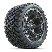Load image into Gallery viewer, MadJax 15″ Evolution Flow Form Gunmetal Wheels &amp; 23x10-R15 Nomad Tires – Set of 4
