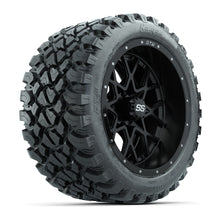 Load image into Gallery viewer, GTW 14″ Vortex Matte Black Wheels &amp; 23x10-14 Nomad Tires – Set of 4