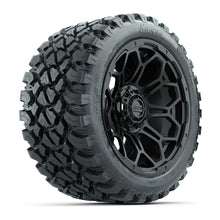 Load image into Gallery viewer, GTW 14″ Bravo Matte Black Wheels &amp; 23x10-14 Nomad Tires – Set of 4
