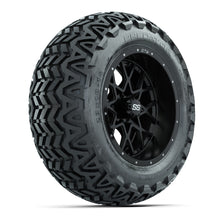 Load image into Gallery viewer, GTW 14″ Vortex Matte Black Wheels &amp; 23x10-14 Predator Tires – Set of 4