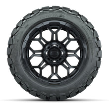 Load image into Gallery viewer, GTW 14″ Bravo Matte Black Wheels &amp; 22x10-14 Timberwolf Tires – Set of 4 — additional view