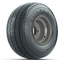 Load image into Gallery viewer, GTW 8″ Steel Gray Wheels &amp; 18x8.5-8 Hole-N-1 Tires – Set of 4