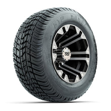 Load image into Gallery viewer, GTW 10″ Specter Black/Machined Wheels &amp; 205/50-10 Mamba Tires – Set of 4
