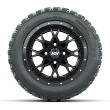Load image into Gallery viewer, GTW 12″ Vortex Matte Black Wheels &amp; 20x10-R12 Nomad Tires – Set of 4 — additional view