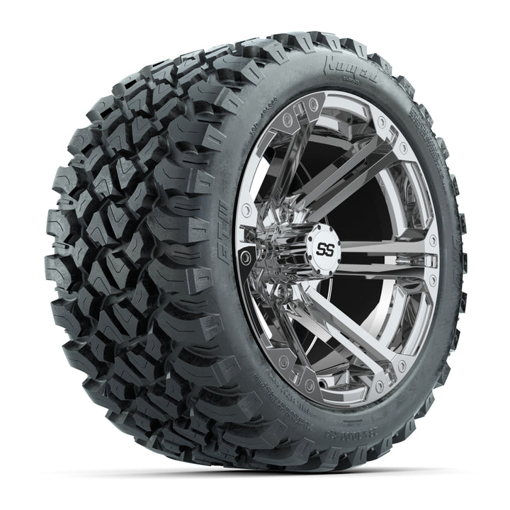 GTW 14″ Specter Chrome Wheels & 23x10-14 Nomad Tires – Set of 4