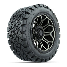 Load image into Gallery viewer, GTW 14″ Bravo Black/Bronze Wheels &amp; 22x10-14 Timberwolf Tires – Set of 4