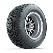 Load image into Gallery viewer, GTW 10″ Medusa Black/Machined Wheels &amp; 205/50-10 Mamba Tires – Set of 4
