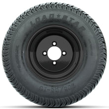 Load image into Gallery viewer, GTW 10″ Steel Matte Black 3:5 Offset Wheels &amp; 205/65-10 Load Star Tires – Set of 4 — additional view