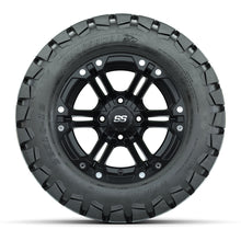 Load image into Gallery viewer, GTW 12″ Specter Matte Black Wheels &amp; 22x10-12 Timberwolf Tires – Set of 4 — additional view