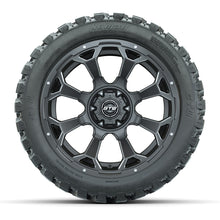 Load image into Gallery viewer, GTW 14″ Raven Matte Gray/Ball Milled Wheels &amp; 23x10-14 Nomad Tires – Set of 4 — additional view