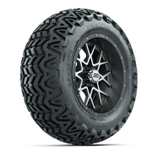 Load image into Gallery viewer, GTW 14″ Vortex Matte Gray/Machined Wheels &amp; 23x10-14 Predator Tires – Set of 4