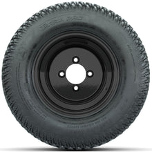 Load image into Gallery viewer, GTW 10″ Steel Matte Black 3:5 Offset Wheels &amp; 20x10-10 S-Tread Terra Pro Tires – Set of 4 — additional view