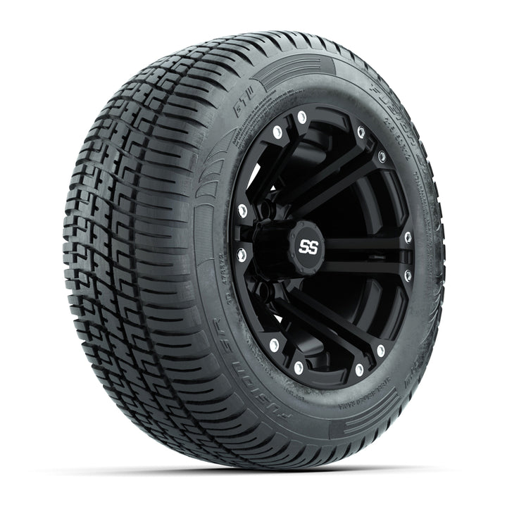 GTW 12″ Specter Matte Black Wheels & 215/50-R12 Fusion S/R Tires – Set of 4