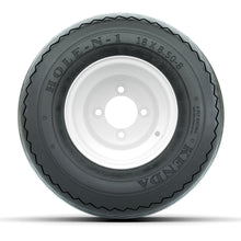 Load image into Gallery viewer, GTW 8″ Steel White 2:5 Offset Wheels &amp; 18x8.5-8 Hole-N-1 Tires – Set of 4 — additional view