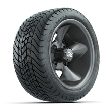 Load image into Gallery viewer, GTW 12″ Godfather Matte Gray Wheels &amp; 215/35-12 Mamba Tires – Set of 4
