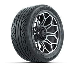 Load image into Gallery viewer, GTW 14″ Bravo Matte Gray/Machined Wheels &amp; 205/40-R14 Fusion GTR Tires – Set of 4