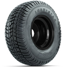 Load image into Gallery viewer, GTW 10″ Steel Black Gloss Wheels &amp; 205/65-10 Load Star Tires – Set of 4