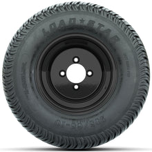 Load image into Gallery viewer, GTW 10″ Steel Black Gloss Wheels &amp; 205/65-10 Load Star Tires – Set of 4 — additional view